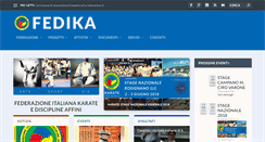 Desktop Screenshot of fedika.it