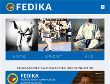 Tablet Screenshot of fedika.it